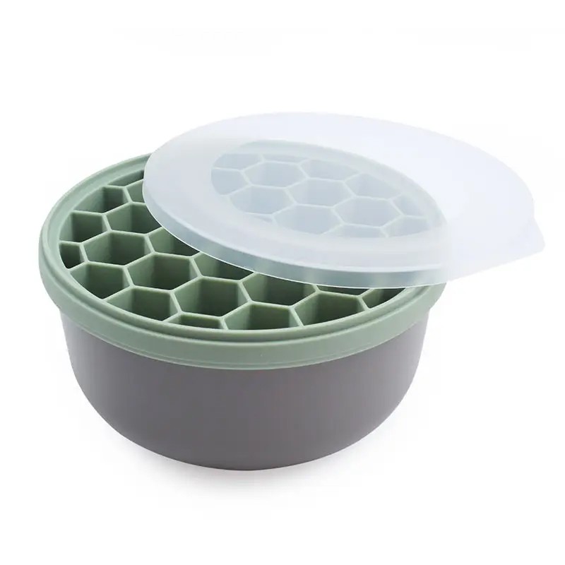 Round Ice Cube Tray With Lid